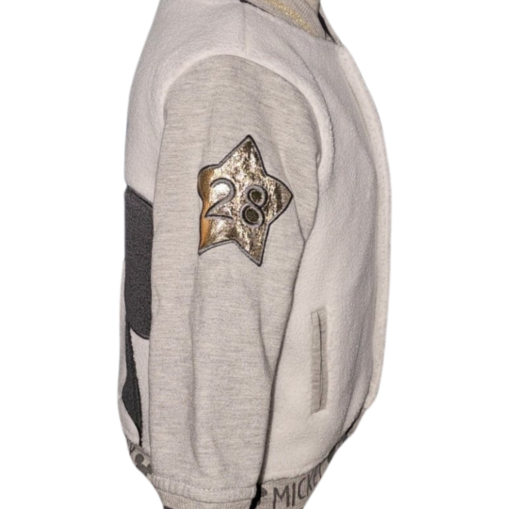 Disney Baby Mickey Mouse Bomber Jacket Sherpa Varsity Sz 12-18M - Picture 10 of 12